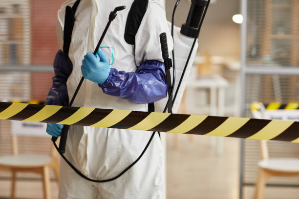 Professional Biohazard Cleanup technician working in Greenwald, MN